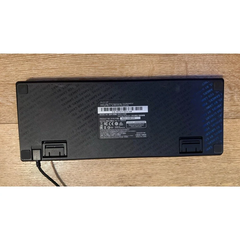 Razer Huntsman Tournament Edition RGB Gaming Keyboard Half Size TESTED EXCELLENT